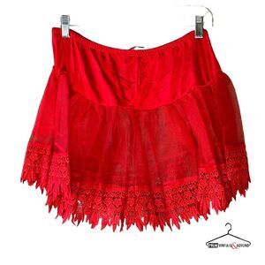 Lace Trimmed Petticoat Tutu